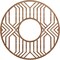 Ekena Millwork Empire Wood Fretwork Pierced Ceiling Medallion, Walnut, 40"OD x 14 5/8"ID x 3/8"T CMWP40X40X0375EPWA - alternate 1